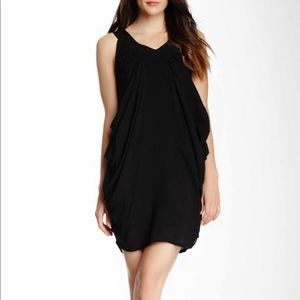 NWT black parachute dress size Small